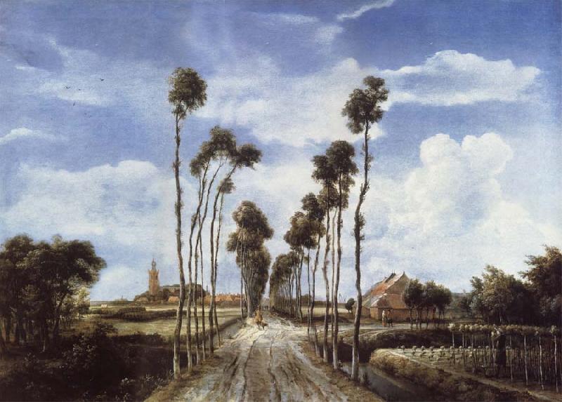 Meindert Hobbema The Avenue at Middelharnis oil painting image